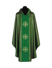 Green chasuble + gold ornament