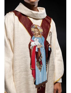 Chasuble with image of Jesus the Good Shepherd (121H)