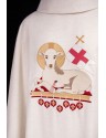 Embroidered chasuble with the Lamb of God and a banner (124H)