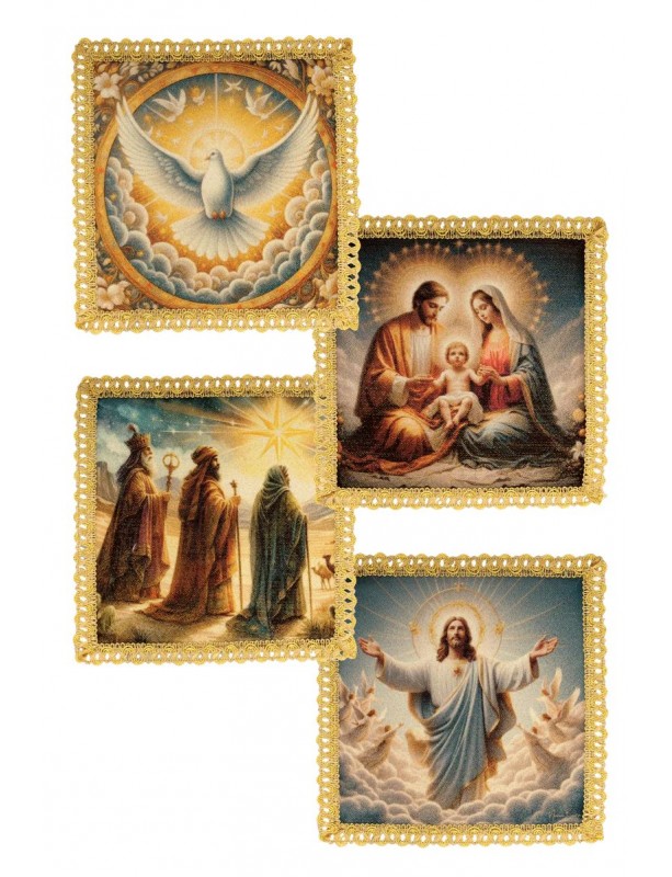 Set of 4 chalice palls for liturgical ceremonies (2H)
