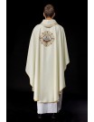 Embroidered chasuble with Pelican Coat of Arms motif (127H)