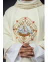 Embroidered chasuble with Pelican Coat of Arms motif (127H)