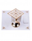 Chalice linen set, linen, cross embroidery (85H)