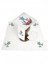 Chalice linen set, linen, Marian embroidery (89H)