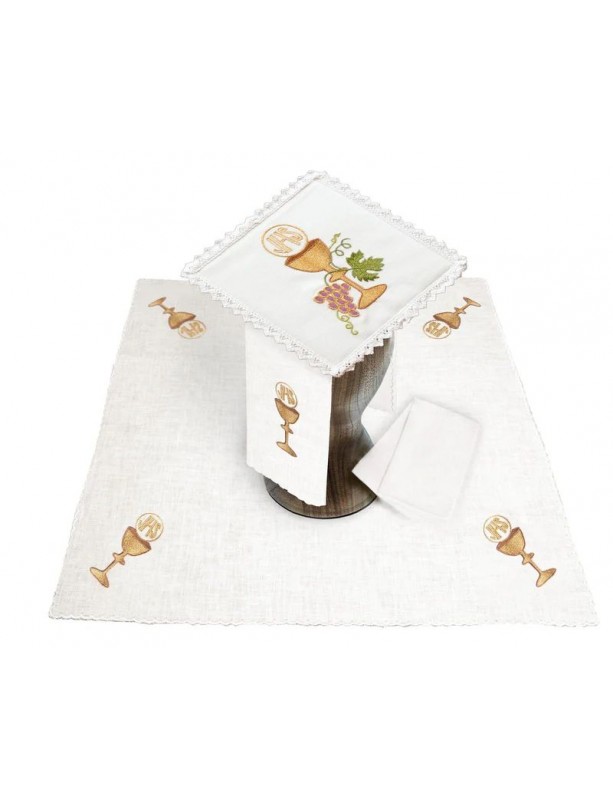 Chalice linen set, linen, chalice embroidery (92H)