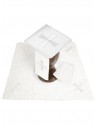 Chalice linen set, linen, cross embroidery (96H)