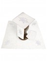 Chalice linen set, linen, IHS embroidery (98H)