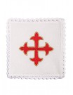 Chalice linen set, linen, cross embroidery (99H)