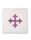 Chalice linen set, linen, cross embroidery (101H)