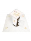 Chalice linen set, linen, embroidered with the Lamb of God (105H)