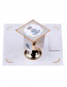Chalice linen set, linen, Marian embroidery (106H)