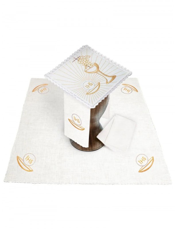 Chalice linen set, linen, chalice embroidery (113H)