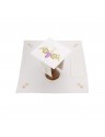 Chalice linen set, linen, chalice + grapes embroidery (114H)