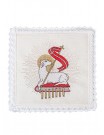 Chalice linen set, linen, Lamb embroidery (117H)