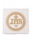 Chalice linen set, linen, IHS embroidery (119H)