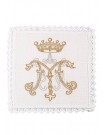 Chalice linen set, linen, Marian embroidery (123H)