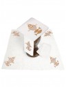Chalice linen set, linen, fish embroidery (124H)