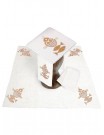Chalice linen set, linen, fish embroidery (124H)