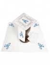 Chalice linen set, linen, Marian embroidery (128H)