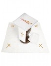 Chalice linen set, linen, cross embroidery + chalice (133H)