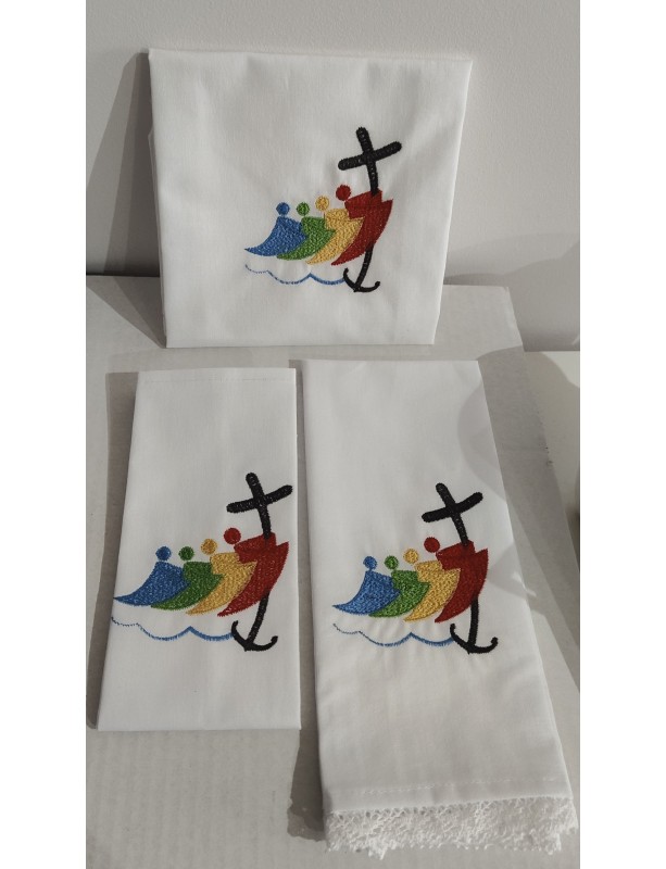 Embroidered chalice linen set Jubilee 2025
