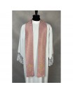 Gothic pink chasuble + stole, jacquard fabric (8K)