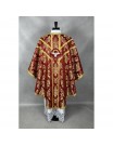 Semi-Gothic chasuble HOLY SPIRIT + stole, burse, maniple, chalice veil (10K)