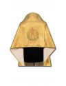 Embroidered veil - brocade fabric