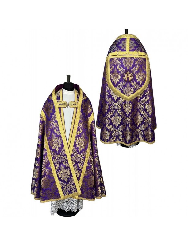 Purple Roman cope with stole (21K)