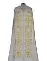 White embroidered cope - ornament