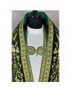 Green Roman cope with stole (26K)