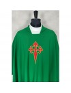 Gothic embroidered chasuble with stole - Cross of Saint James
