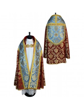 Embroidered Roman cope + stole (38K)