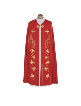 Embroidered cope, red (94)