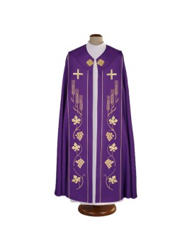 Embroidered cope, purple (96)