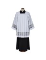 Priest surplice, white, cotton insert (13)
