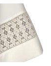 Ecru priest surplice, cotton insert - tropical fabric (22)