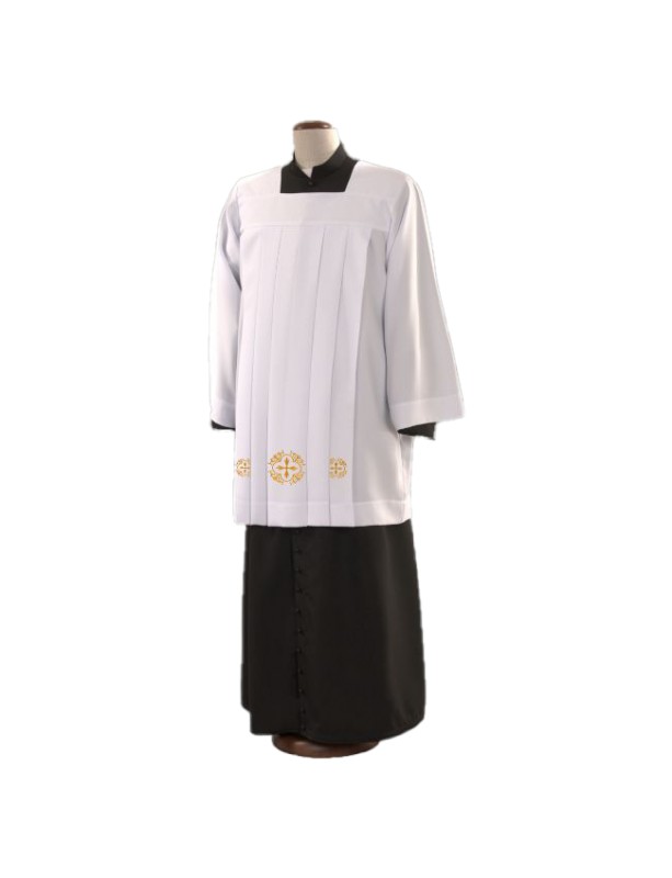 Priest surplice decorated with embroidery (23)