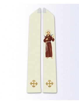 Stole with image of St. Francis