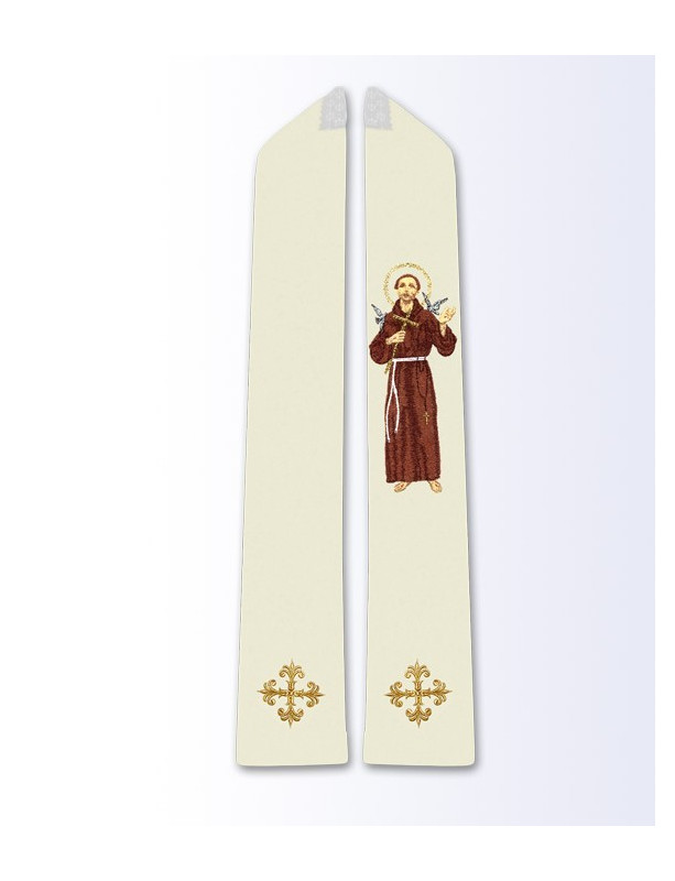 Étole à l'effigie de saint François