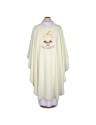 Embroidered chasuble with embroidered Christmas motif (A10)