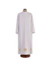 Priest's alb, embroidered Jerusalem crosses (A42)