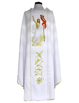 Embroidered Easter chasuble - Christ Resurrected (T4)