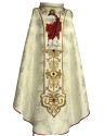 Veľkonočný ornát Dobrý pastier – béžová ružička (T7)