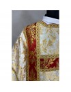 Roman dalmatic, richly decorated - brocade fabric (3K)