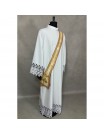 Semi-Gothic dalmatic richly decorated - brocade fabric (1K)