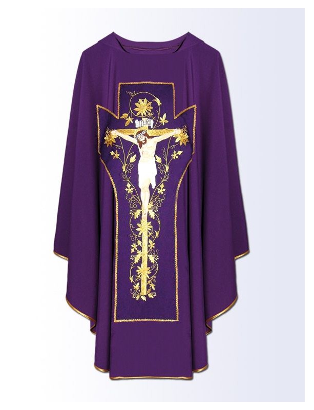 Mašni plašč Jezusa Kristusa na križu
