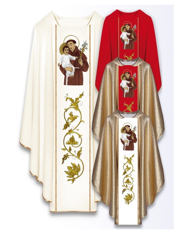 Messgewand mit dem Bild des heiligen Antonius