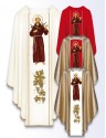 Chasuble à l'effigie de saint François