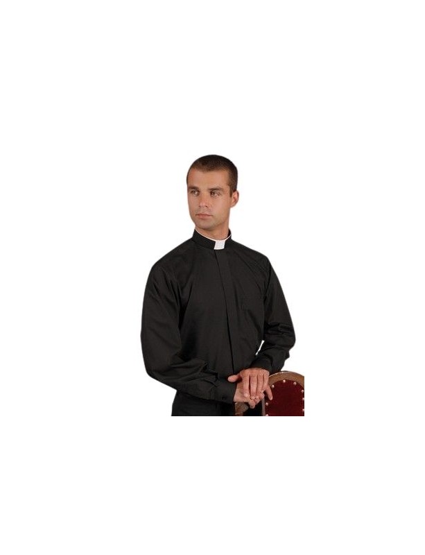 Roman priest's shirt + collar